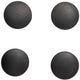 Maul aimant rond massif 4 pièces 1,5 kg plastique ferrite bruchsicher ø 3,8 x 1,25 cm noir