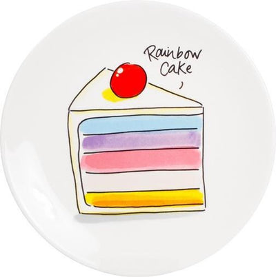 Blond Amsterdam – rattrapage - assiette à gâteau arc-en-ciel -18 cm