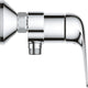Mitigeur de douche Grohe quickfix Swift - mural - levier en métal - chromé