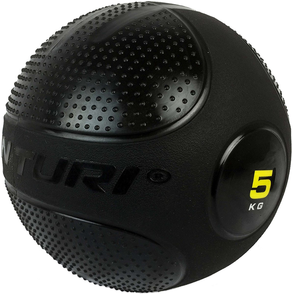 Tunturi slam ball - slam ball - entraînement fonctionnel - 5 kg - noir