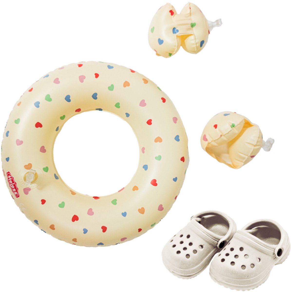 Helless Dolls Nimming Set Hartjesfonfetti, 35-45 cm