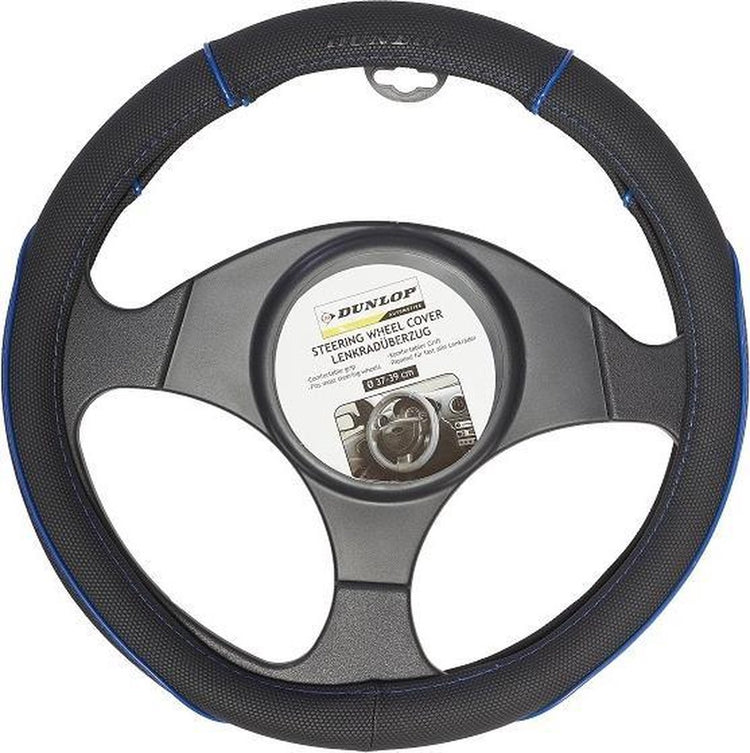 Couvre volant Dunlop - universel - PU - noir bleu - ø37-39 cm