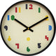 Nexttime nxt bit – horloge murale – 35 cm – abs – noir multicolore – silencieuse