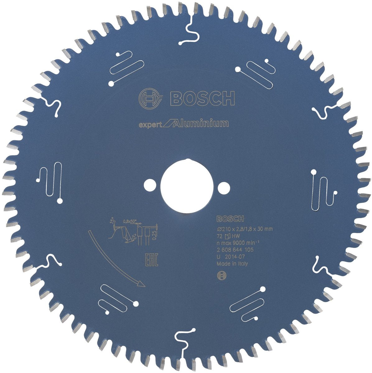 Lame de scie circulaire Bosch expert pour le bois 184x16x2,6 1,6x56 t