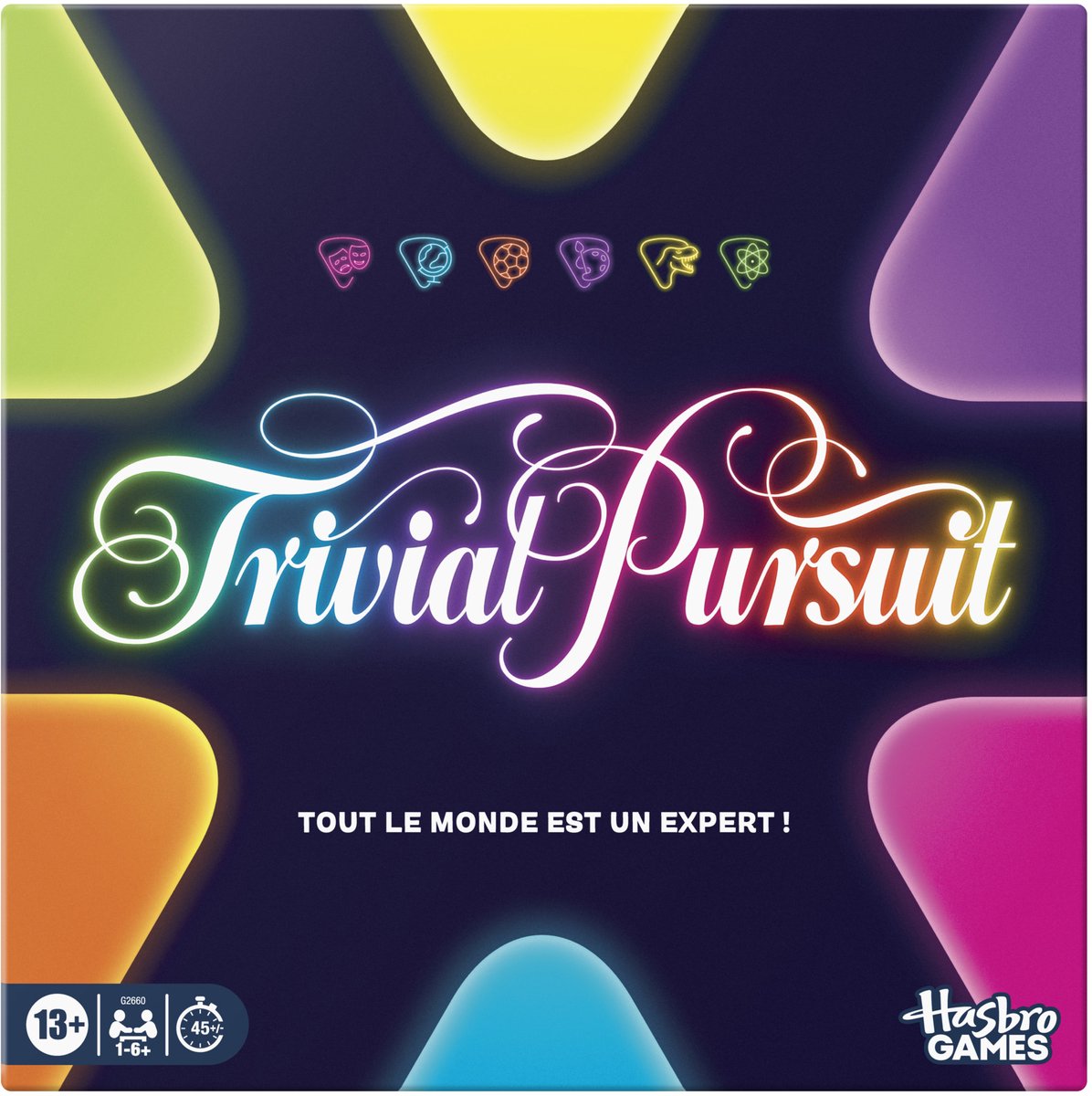 Hasbro gaming trivial poursuite - jeu de société - français
