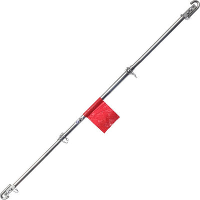 Barre de remorquage Carpoint 2000 kg - 180 cm - 3 pièces - remorquage sûr - rangement compact