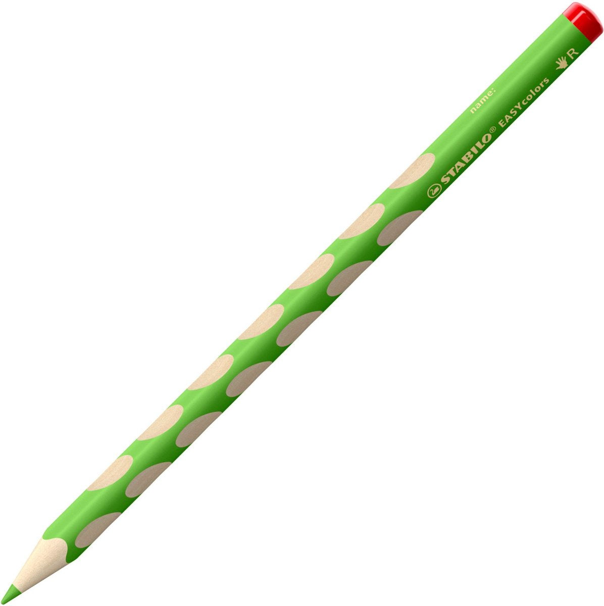 Stabilo easycolors - crayon de couleur ergonomique - droitier - mine extra épaisse 4,2 mm - vert foncé