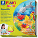 Fimo kids 8034 - pâte à modeler durcissant au four - jeu de formes vie marine