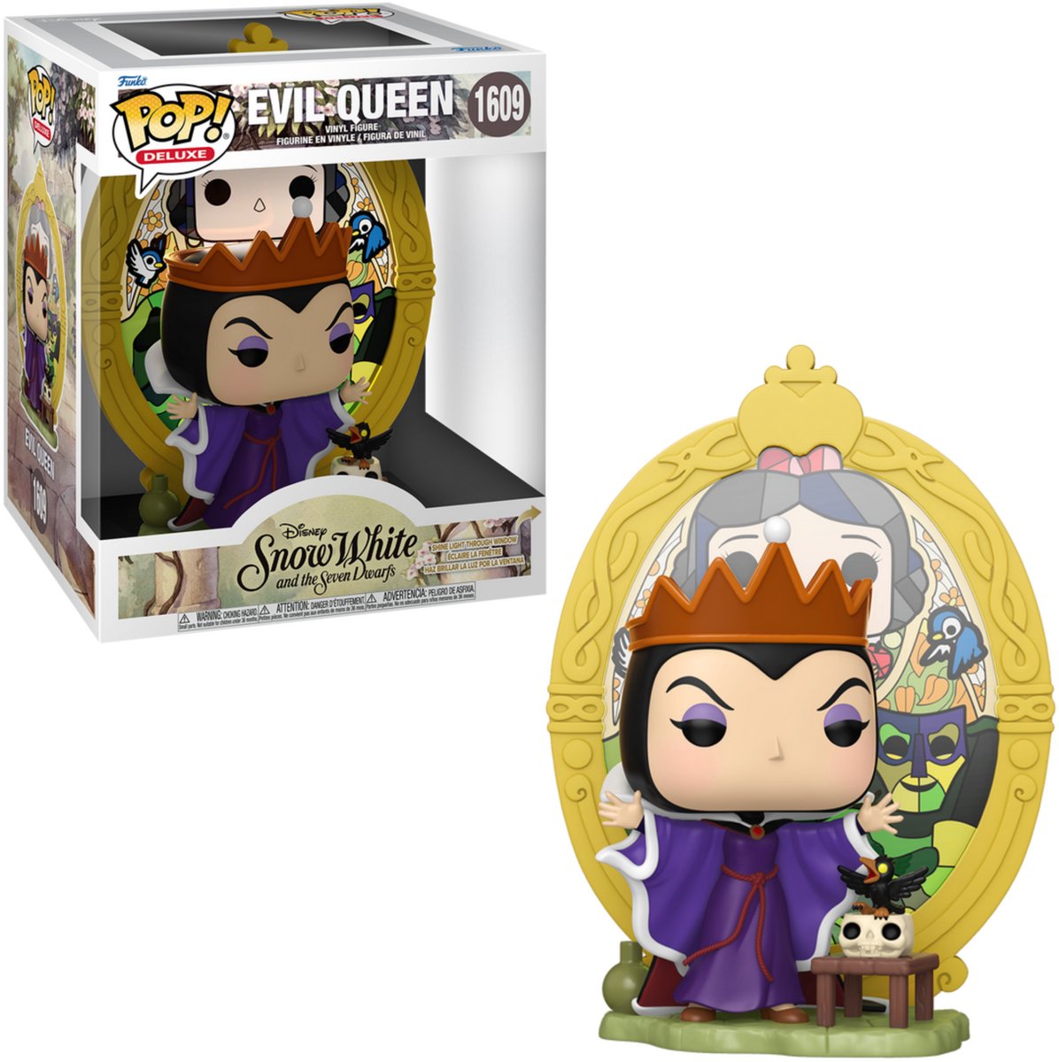 Figurine en vinyle de la méchante reine de Blanche-Neige (pop! deluxe) 1609 unisexe funko pop! - multicolore - standard