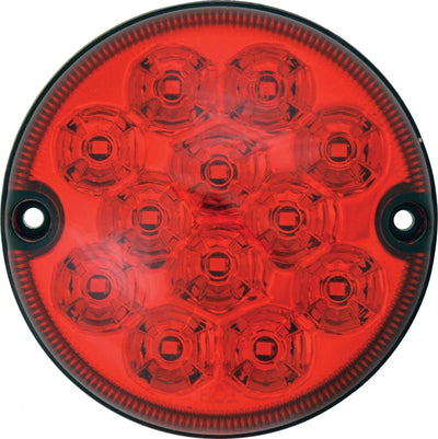 Carpoint feu antibrouillard arrière 12 24 volts LED 95mm - rouge