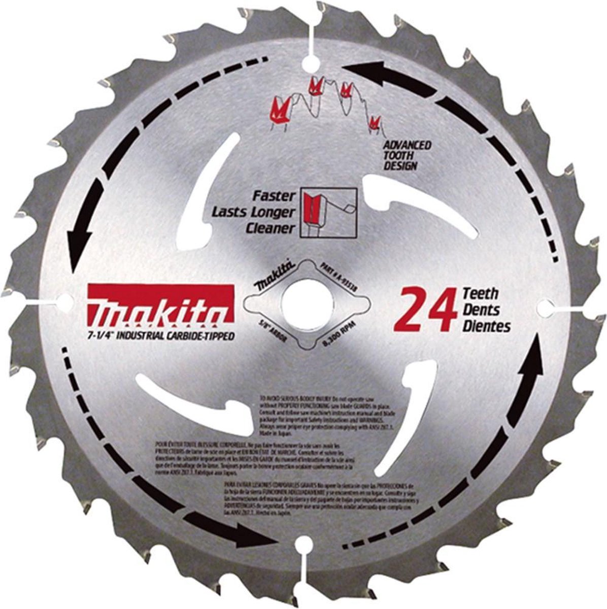 Accessoires Makita lame de scie circulaire mforce 190x16x2.0 24t15g - b-08062