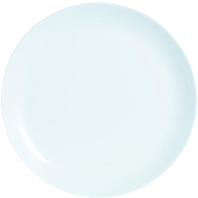 Plaque plate D25 cm Diwali blanc