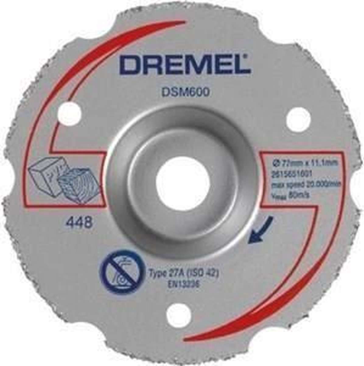 Dremel dsm540 2615s540jb disque à tronçonner diamanté 77 mm 1 pièce(s) carrelage, brique, marbre, porcelaine, céramique