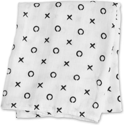 Lulujo - tissu hydrophile - emmaillotage - bambou - 120x120 cm - câlins bisous