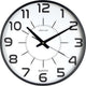 Horloge maxi pop Unilux - noir
