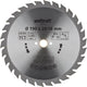 Wolfcraft - lame de scie circulaire 190x20mm - 30 dents - lame de scie pour scie circulaire - série verte - 6376000