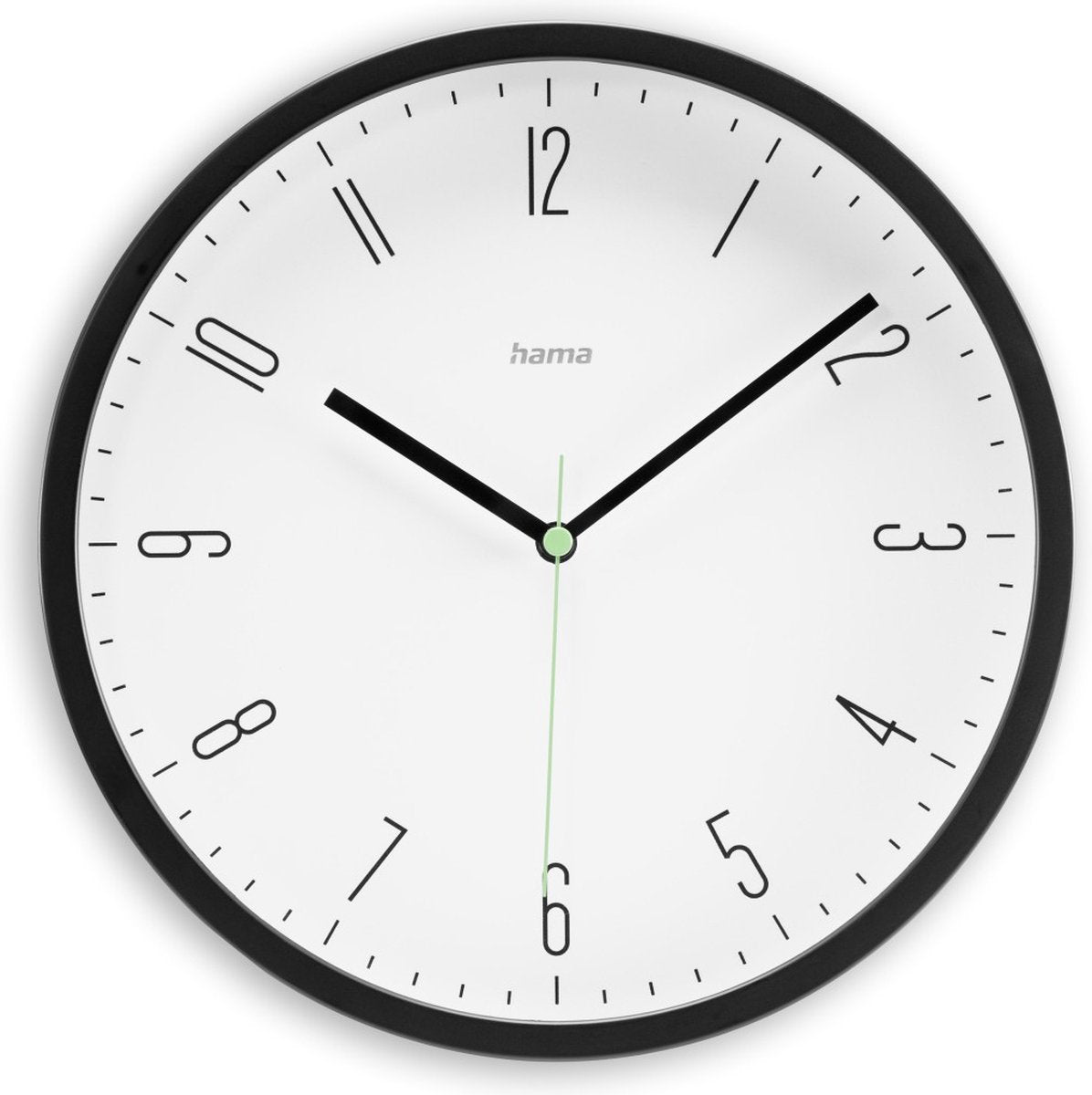 Horloge murale Hama - capri - quartz - analogique - noire