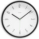 Horloge murale Hama - capri - quartz - analogique - noire