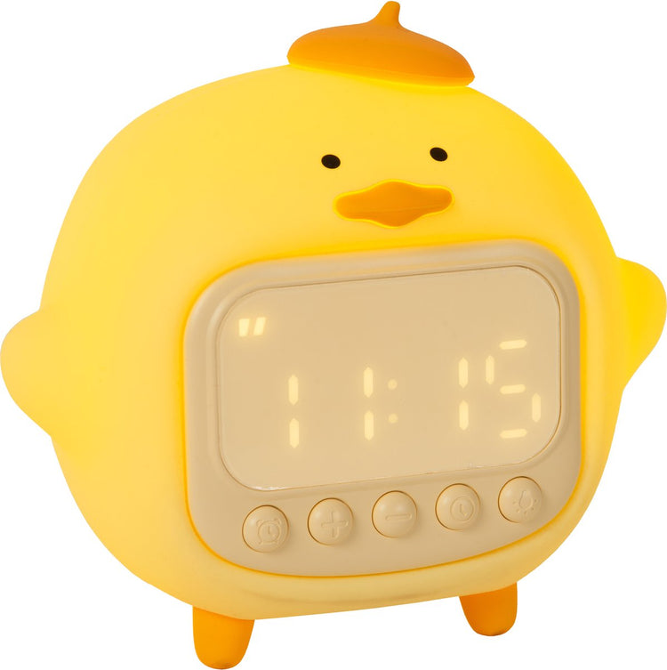 Canard Pincha Lucide - lampe de nuit rechargeable pour chambre d'enfant - batterie rechargeable - LED 3 stepdim - 1x1,5w 2100k - avec fonction musique - jaune | essentiel