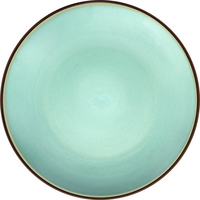 Médard de noblat - sentiment jade - assiette plate 26,5 cm - 6 pièces - grès