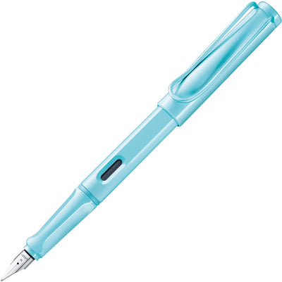 Stylo plume Lamy Safari Spring édition spéciale Aqua Sky avec pointe moyenne