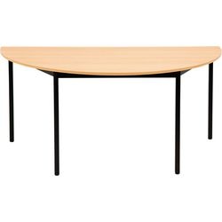 Table semi-circulaire sodematub ft168dero-1111 hêtre noir