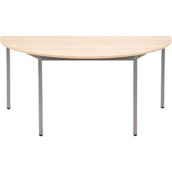 Table semi-circulaire sodematub ft168dero-6515 érable argent