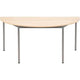 Table semi-circulaire sodematub ft168dero-6515 érable argent