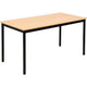 Table sodematub ft126rect-1111 hêtre noir