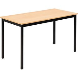 Table sodematub ft147rect-1111 hêtre noir