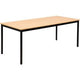 Table sodematub ft188rect-1111 hêtre noir