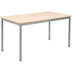 Table sodematub ft147rect-6515 érable argent