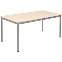 Table sodematub ft168rect-6515 érable argent