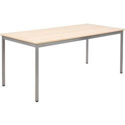 Table sodematub ft188rect-6515 érable argent