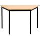 Table trapézoïdale sodematub ft126trap-1111 hêtre noir