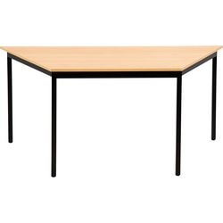 Table trapézoïdale sodematub ft168trap-1111 hêtre noir