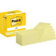 Notes autocollantes post-it 655-cy 76x127mm uni jaune