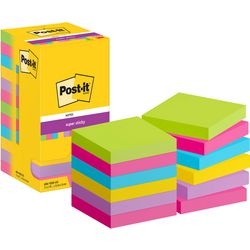 Notes super collantes post-it 654-12ss-uc 76x76 mm unies