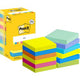 Notes autocollantes post-it 654-mx-p8+4 multicolores lot de 12 8+4