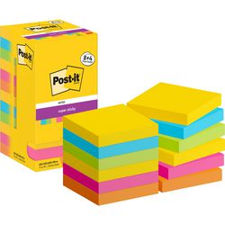 Notes super autocollantes post-it 654-sscarn-p8+4 76x76 mm uni