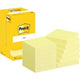 Notes autocollantes post-it 654-cy 76x76mm uni jaune