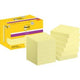 Notes super autocollantes post-it 622-sscy-p8+4 47,6x47,6 mm jaune uni