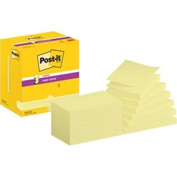 Notes z super collantes post_it r350-12sscy 76x127mm jaune
