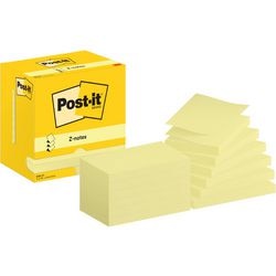Autocollant z-notes post_it r350 kg 76x127mm jaune