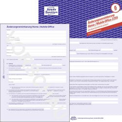 Contrat de travail avery zweckform 2255-5 papier bleu