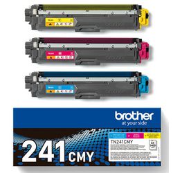 Cartouche de toner brother tn241cmy multicolore