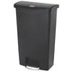 Poubelle à pédale Rubbermaid 76224573 PE (polyéthylène) noir