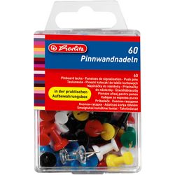 Herlitz punaises 8770406 plastique, assortiment de couleurs métalliques