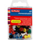 Herlitz punaises 8770406 plastique, assortiment de couleurs métalliques