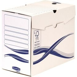 Boîte d'archives Bankers box 44603 carton blanc